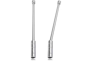 Salior 14mm+16mm Extend Spark Plug Socket,Thin Wall 12 Points 3/8" Drive Spark Plug Removal Tool Compatible with BMW Nissan More Car,Steel Magnetic Spark Plug Socket Set Car Tools (14mm+16mm Extend)