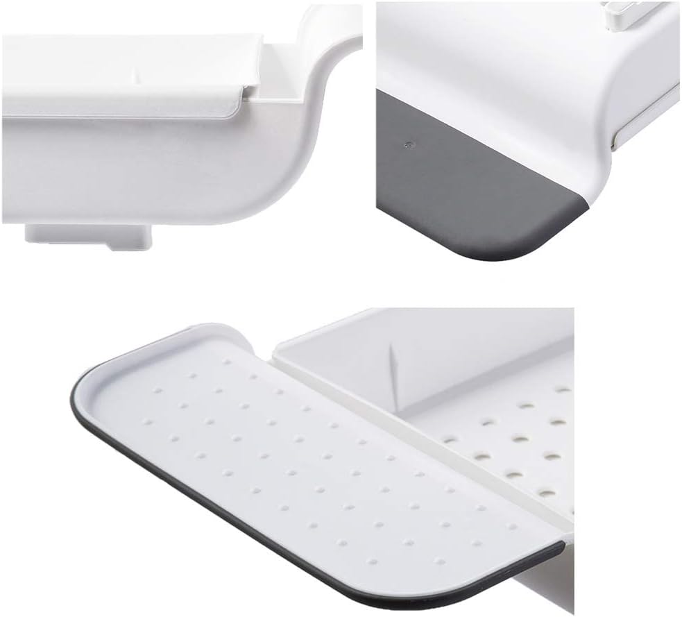 Casiers Etageres Et Tiroirs Couleur Blanc Axdwfd Plastique Ponts De Baignoire Ajustable Cuisine Panier De Vidange Baigner Etagere De Rangement Plateau De Baignoire 2 Couleurs 22 31in Ponts De Baignoire Cuisine