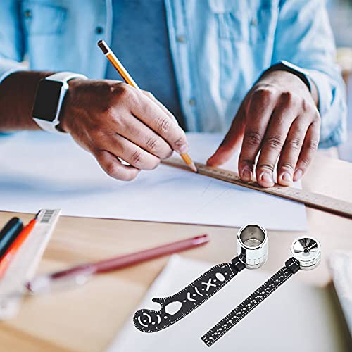 MultiFunction Drawing Tool Magcon, Drawing Curved Metallic Ruler All