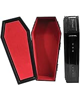Black Plastic Toy Coffin for WWE Wrestling Action Figures