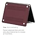 MacBook Pro 13 Case 2019 2018 2017 Release A2159/A1989/A1706/A1708, GMYLE Plastic Hard Shell Cover, Storage Bag Travel Pouch, Keyboard Cover Set Compatible Newest Mac Pro 13 Inch – Burgundy Red