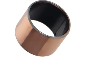 Aicosineg 3Pcs Oilless Bushings Sleeve Bearing Solid Friction Oilless Bushing 0.47in Bore x 0.55in OD x 0.39in Length Plain Bearings Wrapped Bushing Carbon Steel Base 1210 Sleeve Bearings