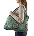 ChicoBag Vita Solstice Collection Reusable Shopping/Tote Grocery Bag, Aqua Dandelion