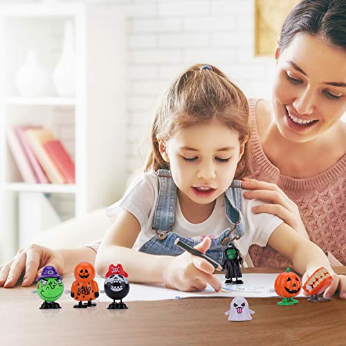 Jionchery 18 Pack Halloween Wind Up Toys, VIRIITA Assorted Clockwork Toys Assortment Goody Bag Filler Supply for Party Favors for Kids