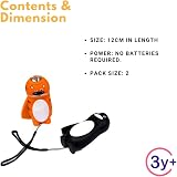 Playlearn 2 Dynamo Torch Hand Crank LED No Batteries Required 20 Min Light Wind view 2