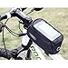 COTEetCI Bicycle Frame Front Tube Beam Bag Transparent PVC Cycling Pannier Pouch Basket for 5.7 inch Mobile Phone Screen Touch Holder