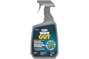 1L Ready-to-Use Wipe Out Weed & Grass Control with Sprayer – Fast-Acting, Effective Lawn & Garden Weed Control