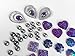 400 Pcs of Assorted Purple Pearl Finish, Iridescent Flat Back Tear Drop Beads Cabochons Assorted Sizes 4mm-18mm