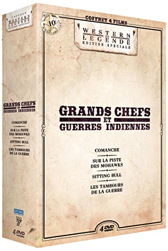 Les Grands Chefs Et Guerres Indiennes : Comanche + Sur La Piste Des Mohawks + Sitting Bull + Les Tambours De La Guerre - Pack