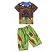 Moana Little Boys 2 Piece Shorts Sets Pjs Pajamas for Maui Clothes (7-8 Years, short sleeves)