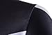 COTTORY Men's Hipster Hip Hop Short Sleeve Longline T Shirt Mussy Stripe Medium