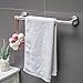 Towel Bars Bathroom Hardware Set - 3 Pieces Stainless Steel Bathroom Holders Wall Mounted, 12”Bath Towel Bar + Toilet Paper Holder + Towel Robe Hook, Heavy Duty Bathroom Accessories Kit
