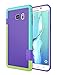 Jeylly Galaxy S6 Edge Plus Case, [3 Color] Slim Hybrid Impact Rugged Soft TPU & Hard PC Bumper Shockproof Protective Anti-Slip Case Cover Shell for Samsung Galaxy S6 Edge+ Plus G928 - Purple
