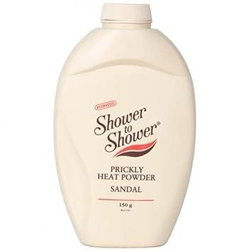 Shower to Shower Prickly Heat Powder, Sandal