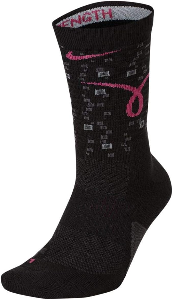 black and pink nike socks