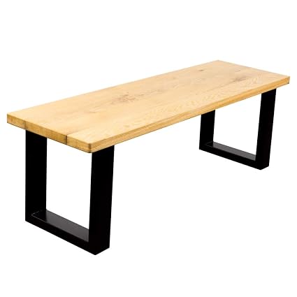 Panca In Legno Massello Di Rovere Europeo Stile Industriale