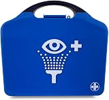 Reliance Medical First Aid Eye Wash Kit 2x500ml Bottles 2x20ml Pods Mirror view 2