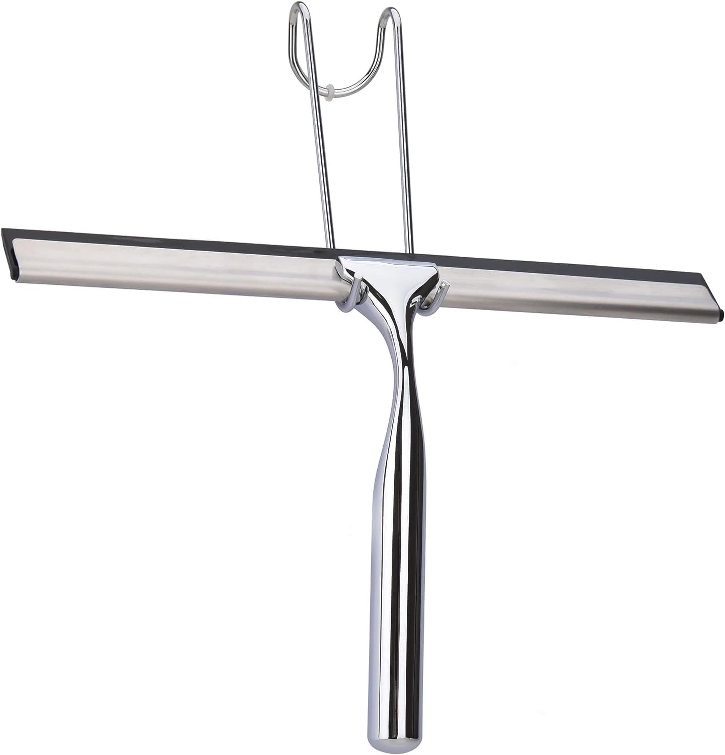 Photo 1 of SUNWUKIN All Purpose Stainless Steel Squeegee for Glass Shower Doors, Car Window, Home Mirrors, Bathroom Cleaner Wiper Accessory, 12 Inch