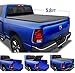 Tyger Auto 5.7 (Soft Top) T3 Tri-Fold Truck Tonneau Cover TG-BC3D1015 Works with 2009-2019 Dodge 1500 (2019 Classic ONLY) | Without Ram Box | Fleetside 5.8' Bed primary