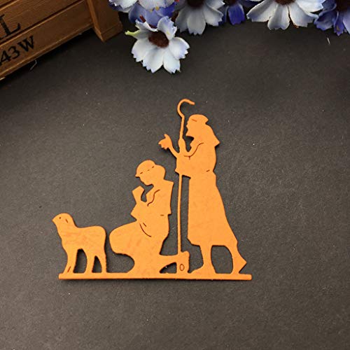 BUZHI Faith Die DIY Metal Cutting Dies Stencil Scrapbooking Die Cuts for DIY Scrapbooking Card Making