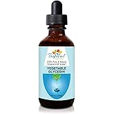 Tropical Holistic Organic Vegetable Glycerin Liquid 4 oz - 100% Pure Glycerin for DIY Beauty Products, Soaps, Artwork - Colorless, Odorless Vegetable Glycerin for Hair and Skin