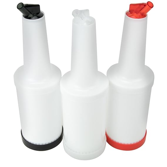 3pack of Colorful Juice Pouring Spout Bottle Containers Mix, Pour