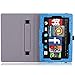 MoKo Case for Fire HD 7 2014 - Slim Folding Cover with Auto Wake / Sleep for Amazon Kindle Fire HD 7 Inch 4th Generation Tablet (Not Fits HD 7 2015), Cutie Charm BLUE