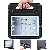iPad mini case, ANTS TECH Light Weight [ Shockproof ] Cases Cover with Handle Stand for Kids Children for iPad mini 3 & iPad mini 2 & iPad mini (iPad Mini 123, Black)