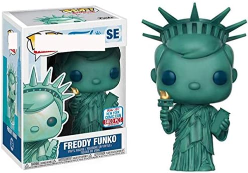 ngshanquzhuyu Freddy Pop Vinyl Figure, Special Edition Statue of Liberty Version Freddy Premium Collectible Mini Action Figure(None POP SE # Statue of Liberty)