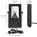 LOFTEK Outdoor Plug in Light 2-Pack, Nova Mini 10W LED Flood Light, 800 Lumens, Soft White 5000K Spotlight, IP65 Waterproof Outdoor Security Spotlight, Black