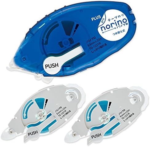 Plus Plit tape glue Norinopro (firmly stickable) Body + 2 refillable tapes 39-243 & 39-246