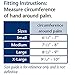 Truform Donning Gloves for Medical Compression Stockings Pantyhose Support Tights, Increased Grip and Protection, 1 Pair, Medium