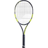 Babolat Boost Aero Strung Tennis Racquet, Grey Green/Yellow