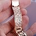 bayite Metal Bands Compatible with Fitbit Alta and Alta HR, Jewelry Bangle Adjustable Bracelet with Rhinestone?(Rose Gold, 5.5