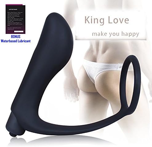Pure DREAM QI Prostate Vibration Toy For Man Silicone Waterproof G Point Stimulate Prostate Massager Anal MASSAGER W/ BONUS LUBE