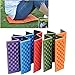 Porfiya Foldable Folding Outdoor Camping Mat Seat Foam XPE Cushion Portable Waterproof Chair Picnic Mat Pad 5 Colors Send in Random (2Pcs)