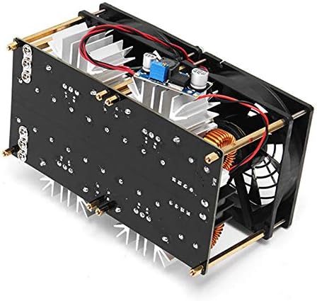 nbvmngjhjlkjl 1800W 40A ZVS Induction Heating PCB Board Module Flyback Driver Heater Good Heat Dissipation Super Heat Sink - Black