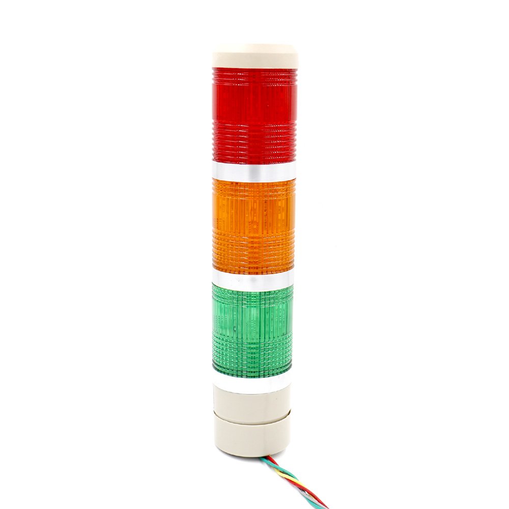 Baomain Industrial Signal Light Column LED Alarm Round Tower Light