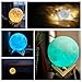 AED Moon Lamp 4.8inch 16Colors 3D Printed Moon Lamp Moon Light Moon Night Light Moon Lamp for Bedrooms Galaxy Light Lava Lamp Moon Luna lamp Personalized Moon Lamp Kids Night Lamp