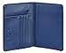 NapaWalli Leather Passport Holder Wallet Cover Case RFID Blocking Travel Wallet (nappa purplish blue)