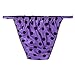 FEESHOW Men's Polka Dots Sissy Pouch Panties Bikini Briefs Crossdress Underwear Purple X-Large (waistline 29.0-48.0