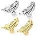 Jovivi 2pc Stainless Steel Barbell Feather Cartilage Helix Stud Earrings 16 Gauge 5/16