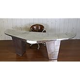 NauticalMart Aviator Wing Desk Wing Shaped Aluminium Desk Home Office Decor (60 Inches)