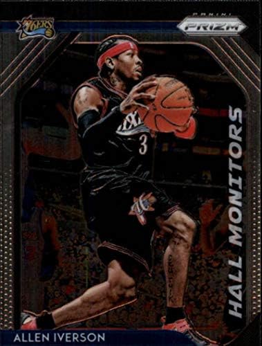 2018-19 Panini Prizm Hall Monitors #8 Allen Iverson Philadelphia 76ers NBA Basketball Trading Card