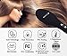 BOCCA Hair Straightener, 3 in 1 Ionic Hair Straightener Brush With Floating Heat Resistant Panel and Temperature Lock Function (black)