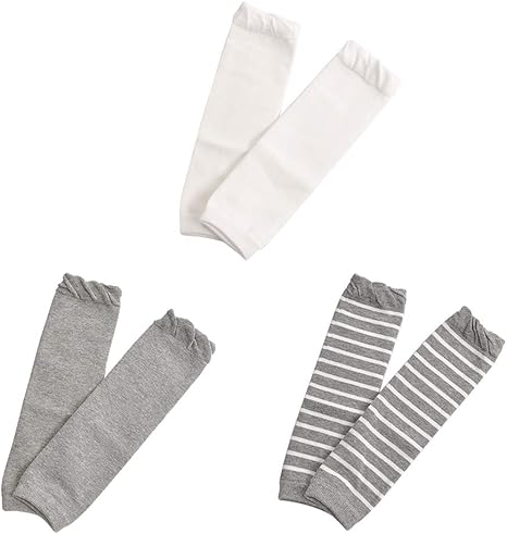 Amazon Co Jp 3足セット ベビーレッグウォーマー 赤ちゃん レッグカバー 膝当て 吸水速乾 綿 通気性 柔らかい 衝撃緩和 赤ちゃん 寒さ対策 冷房対策 ホビー
