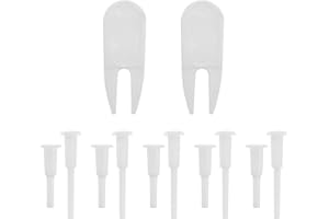 KOCKSHION Yoga Ball Plug Replacement Kit 12Pcs Fitness Ball Air Stopper Pins with Pullers for Inflatable Exercise Balls and P