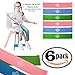Bouncy Chair Fidget Bands 6 Pack for Kids with Fidgety Feet - for School Chairs Desk Classroom - Fidget Resistance - Improves Concentration