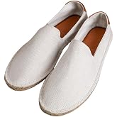 Men's Espadrilles Loafer Shoes - Comfortable, Casual Slip-on for Walking