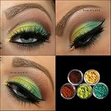 New Myo 3 Gram Set's Loose Eyeshadow Mica Pigment Powder Makeup Choose Your Set's. (Camouflage Set)